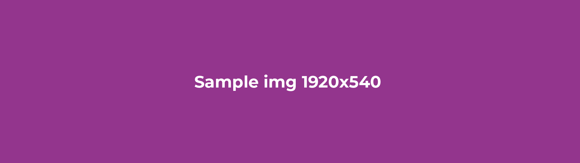 sample header